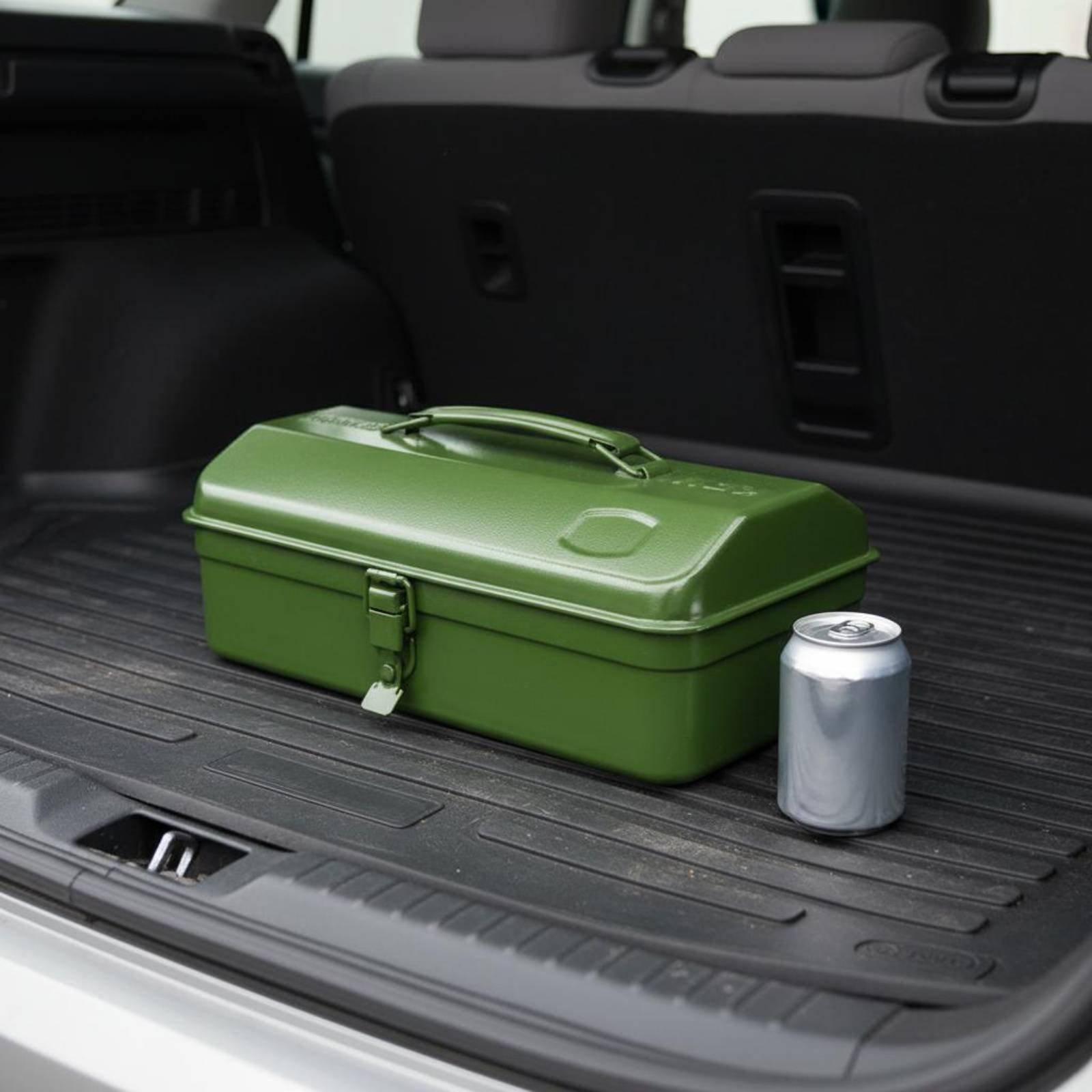 Car Workshop Tools And Equipment - Schwerlast-Werkzeugkasten aus Eisen, starre Metall-Aufbewahrungstruhe, tragbare