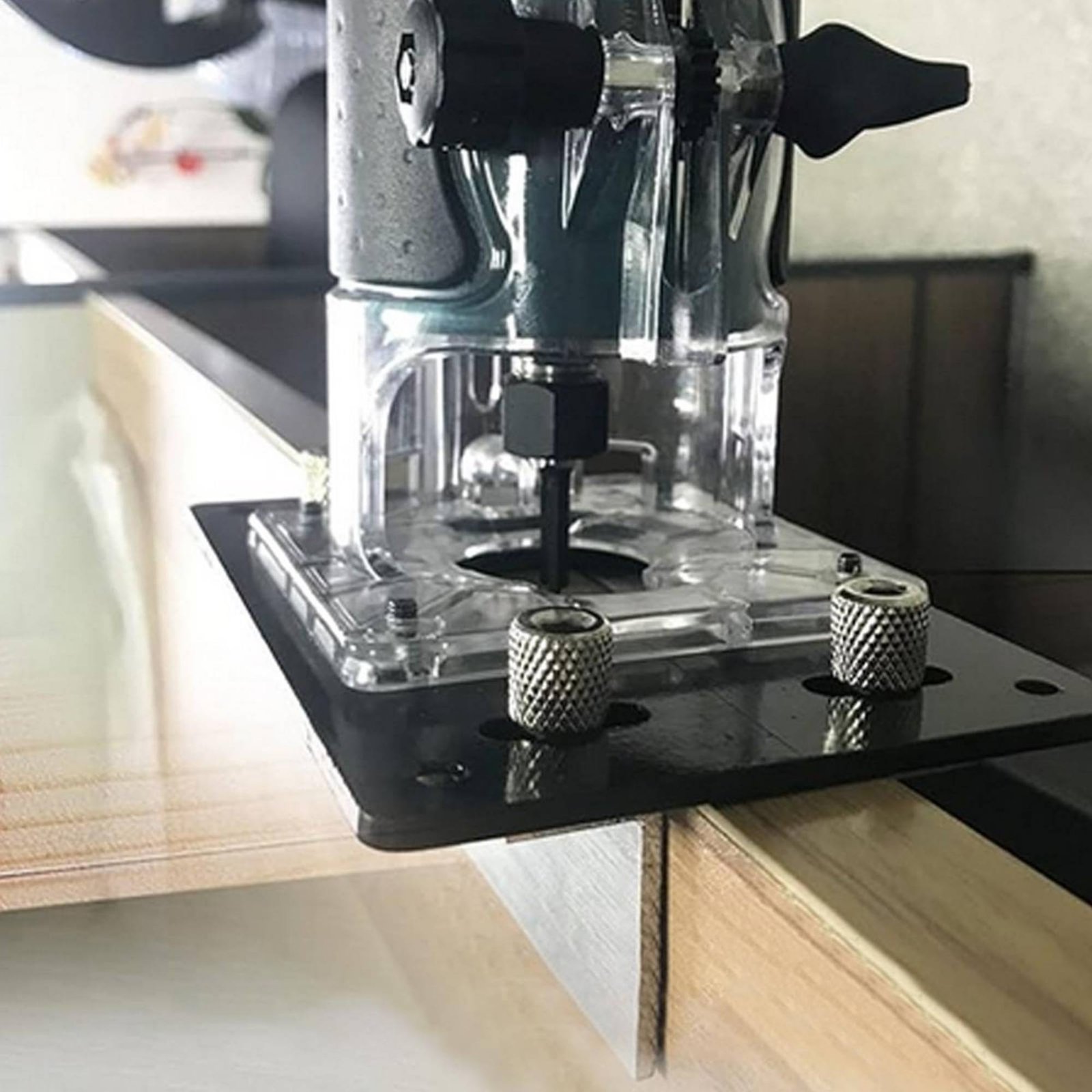 Tools For Woodworking Workshop - Versteckter Verbindungslehre, multifunktionale Möbel-Schlitzlehre, Schlitzschneidevorlage, tragbares