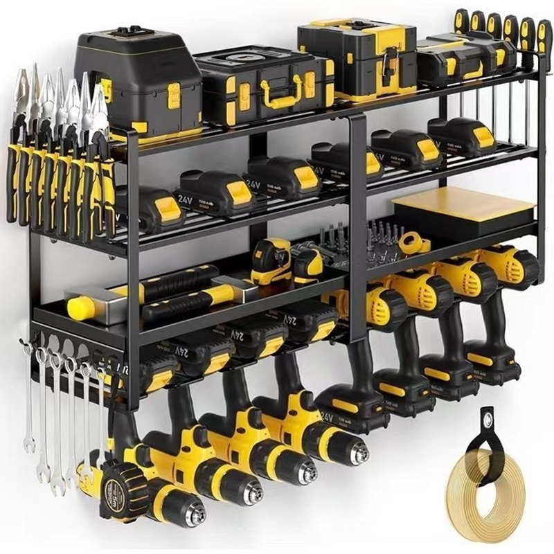 Workshop Electric Tools - Wandmontierter Werkzeughalter für Handwerkzeuge, Schwebender Werkzeugschrank,
