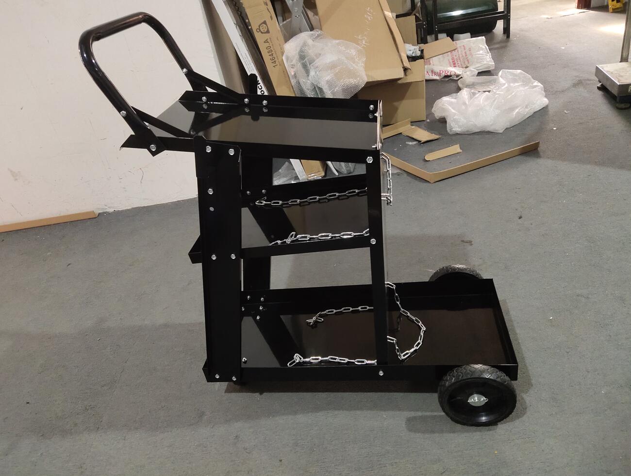Welding Tools In Workshop - Argon Lichtbogenschweißen Elektrische Schweißmaschine Werkzeugwagen Trolley
