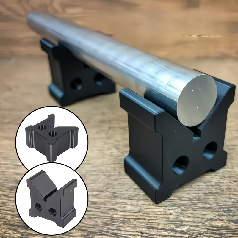 Workshop Tools Used - Schwarzer V-förmiger Block-Stützrahmen für CNC-Werkzeugmaschinen, V-förmige