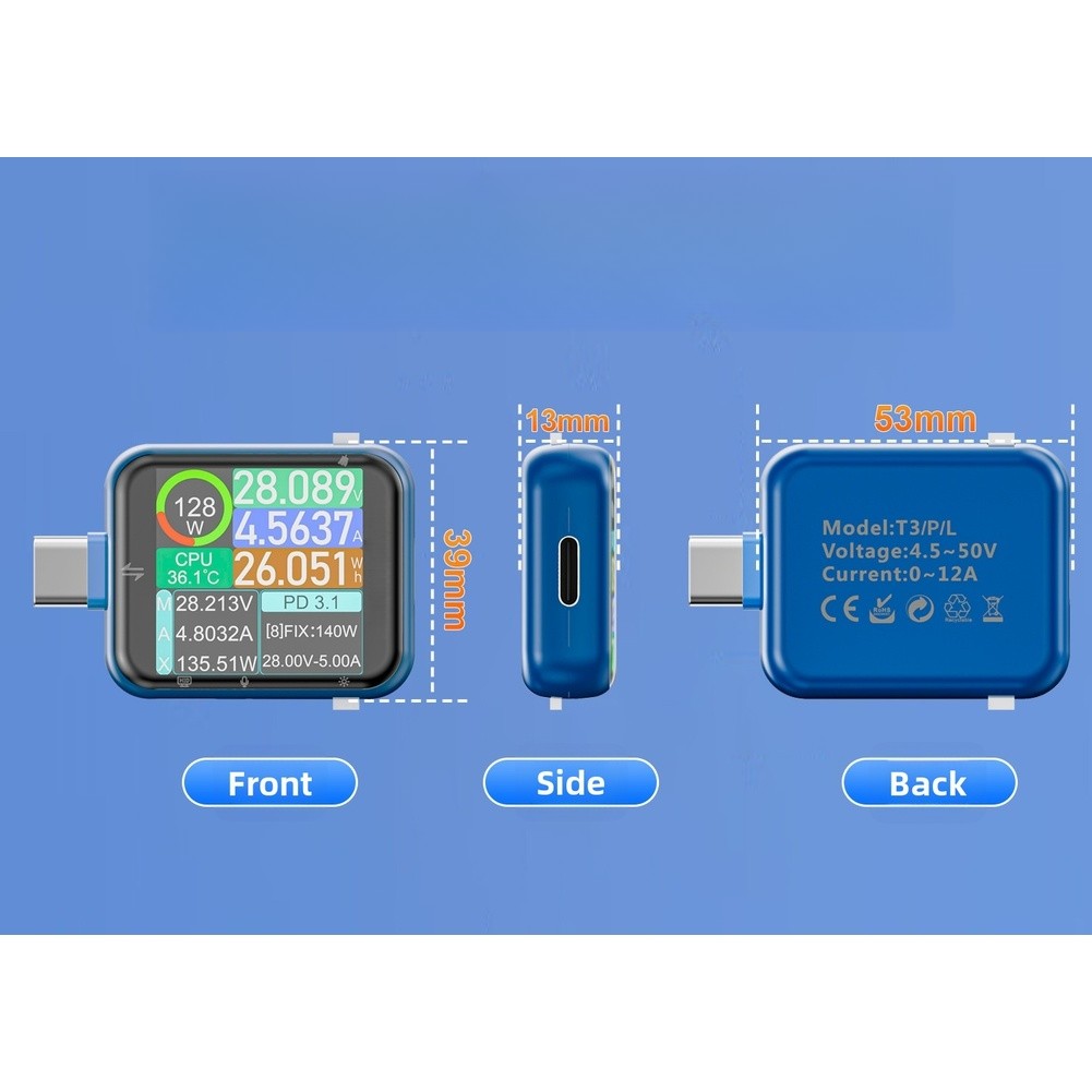 T3P USB-Tester, Touchscreen-Le – Tools Qc Bewertung und Preis